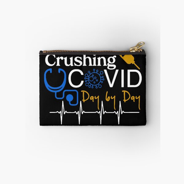 Item preview, Crushing Covd Day By Day ER 95 masked and vaccinated nurse life, frontline warrior nurse designed and sold by codyemantai.