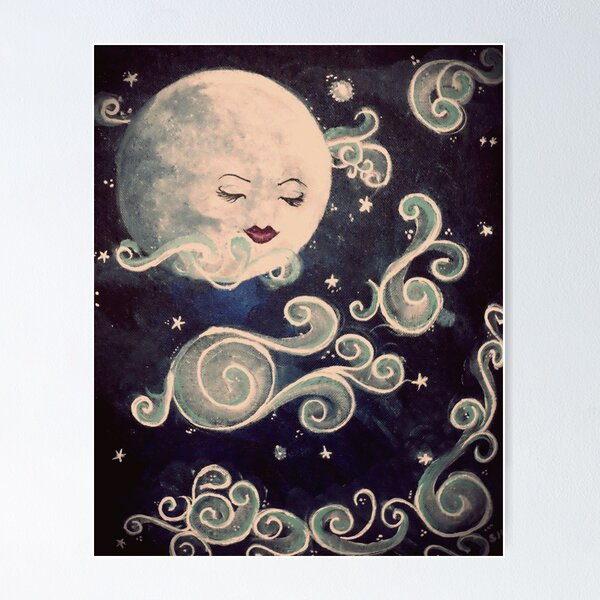 Item preview, Illustration Moon designed and sold by fairweather-er.
