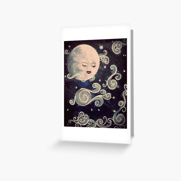 Vista previa del artículo con la obra «Ilustración Luna», diseñado y vendido por fairweather-er.