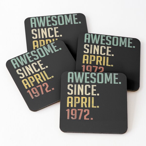 Item preview, Born In April 1972 Birthday Gifts Made In 1972 49 Years Old designed and sold by anniversaryshop.