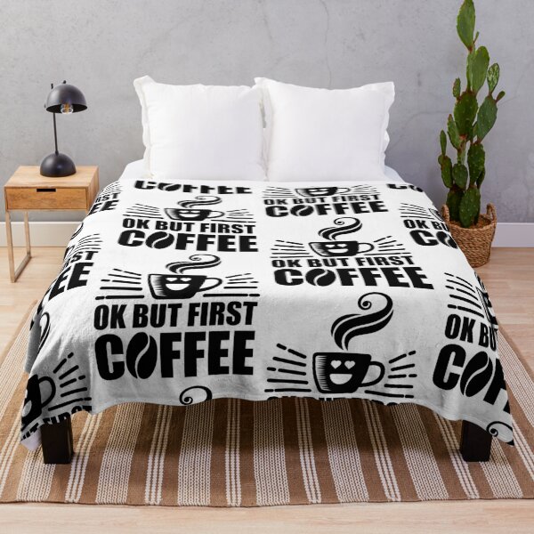 Item preview, Ok But First Coffee designed and sold by GravitiTees.