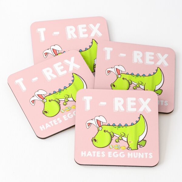 Item preview, Bunny Dinosaur Easter Day T-Rex Hates Egg Hunts designed and sold by HungDesigner.