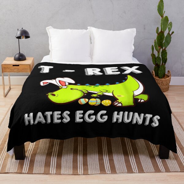 Item preview, Bunny Dinosaur Easter Day T-Rex Hates Egg Hunts designed and sold by HungDesigner.