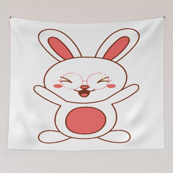 Item preview, Smart Easter Bunny With Glasses designed and sold by noor-93.