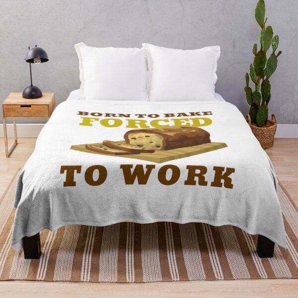 Item preview, BORN TO BAKE FORCED TO WORK designed and sold by 30-Merch.