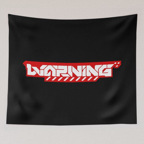 Item preview, warning anime Japanese lettering designed and sold by MARIYA H.