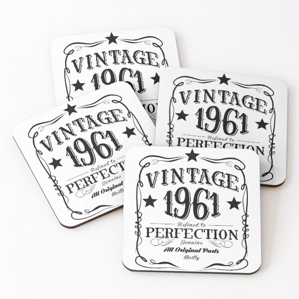 Item preview, Vintage 1961 Refined To Perfection march 1961, vintage march 1961, 60th birthday gift, designed and sold by davidcgonzale.