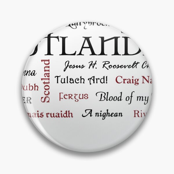 Item preview, Outlander Characters Names designed and sold by WildJohnson.