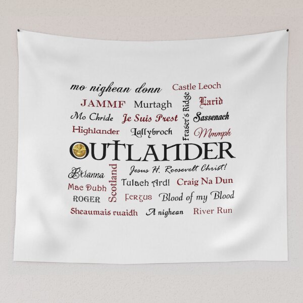 Item preview, Outlander Characters Names designed and sold by WildJohnson.