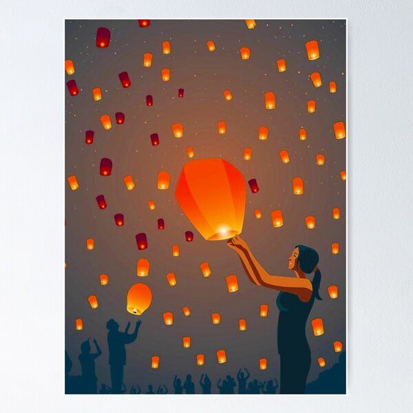 Item preview, taiwan lantern festival designed and sold by tania ochieng.