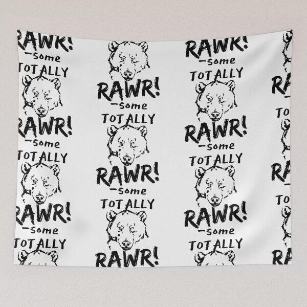 Item preview, Totally Rawrsome Bear Design designed and sold by SweetAndSpice.