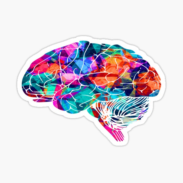 Colors Brain Sticker