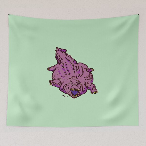 Item preview, I draw that flat fuck friday crocodile meme. This one is kind of pink. designed and sold by RansRoom.