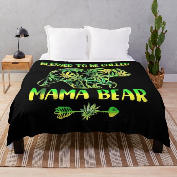 Item preview, Blessed To Be Called Mama Bear mama bear gift, mama bear funny , weed designed and sold by davidcgonzale.