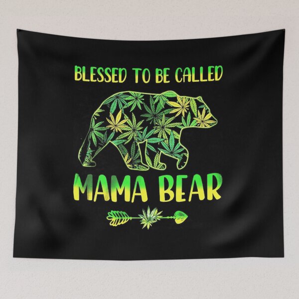 Item preview, Blessed To Be Called Mama Bear mama bear gift, mama bear funny , weed designed and sold by davidcgonzale.