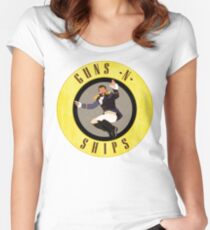 Camiseta entallada de cuello ancho LAFAYETTE!