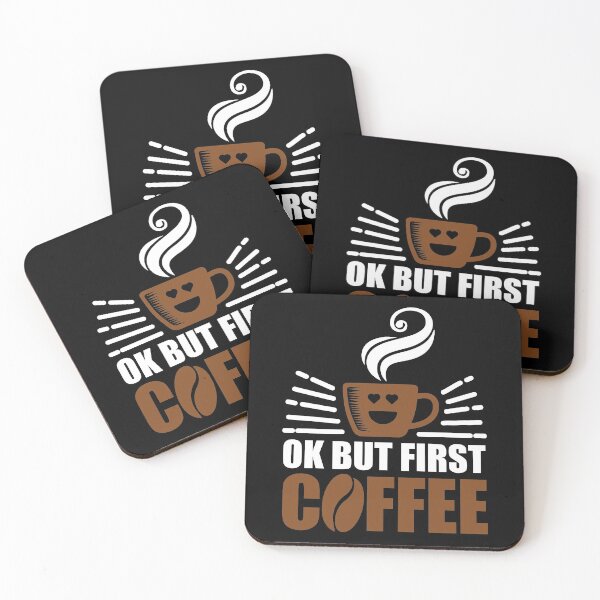 Item preview, Ok But First Coffee | Hate Mornings designed and sold by GravitiTees.