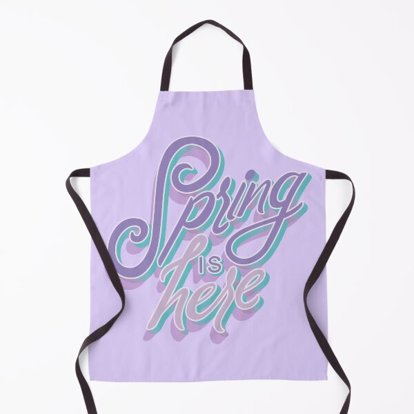 Item preview, Purple Spring Phrase spring is here designed and sold by Queengood.