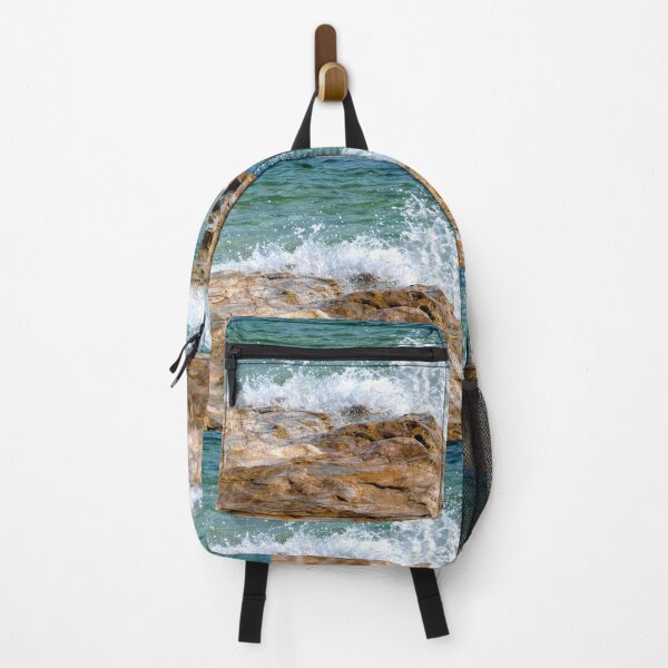 Item preview, Ocean waves crashing on the rocks designed and sold by Velvet Photos.