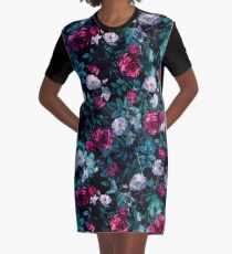 RPE FLORAL ABSTRACT III Graphic T-Shirt Dress