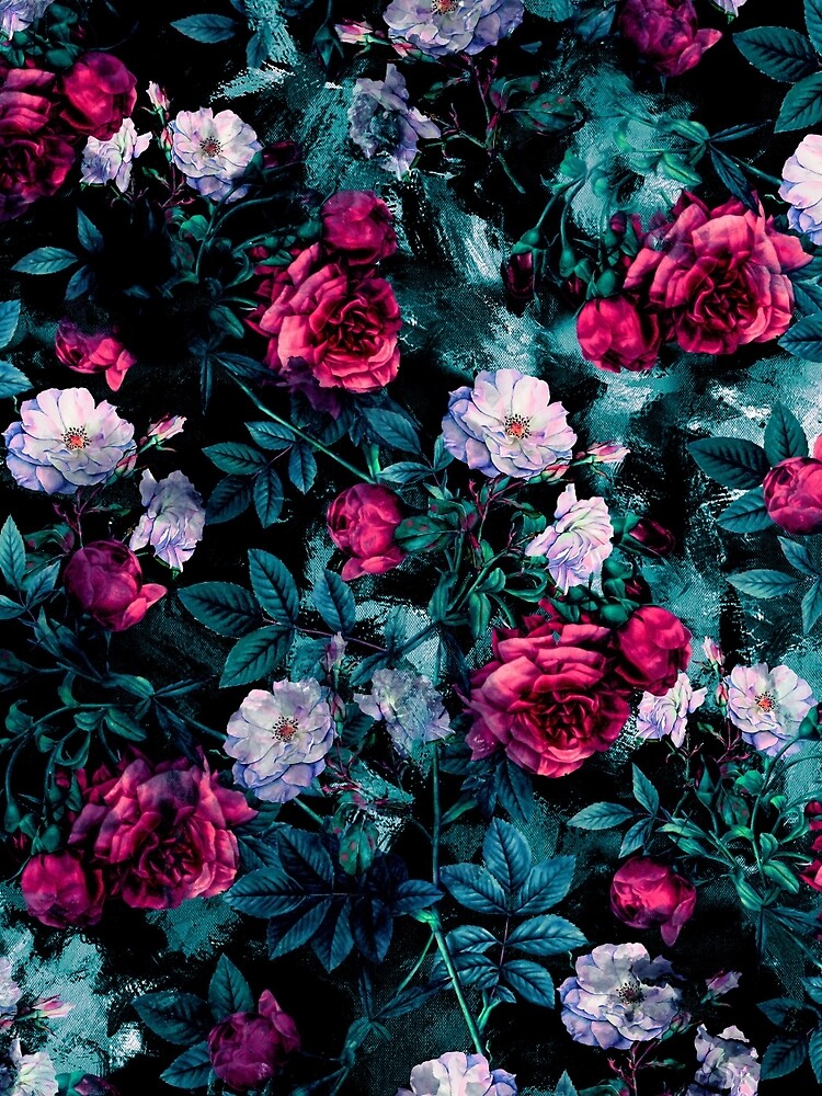 RPE FLORAL ABSTRACT III by rizapeker