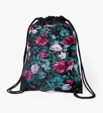 RPE FLORAL ABSTRACT III Drawstring Bag