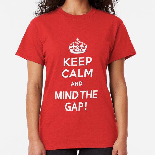 mind the gap t shirt women's