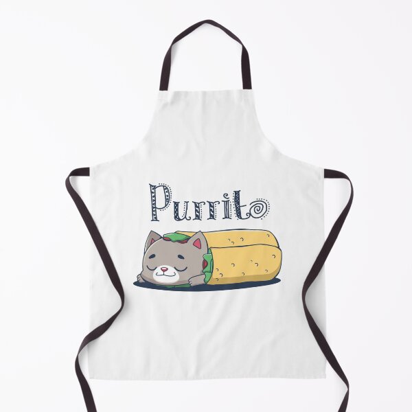 Item preview, Purrito pun designed and sold by GazingNeko.