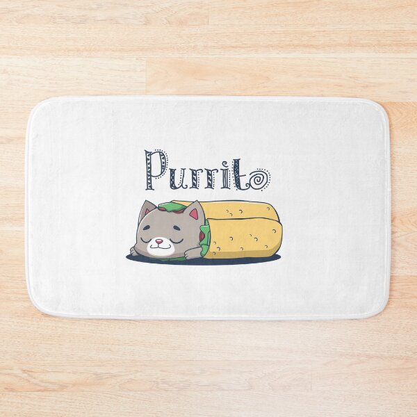 Item preview, Purrito pun designed and sold by GazingNeko.