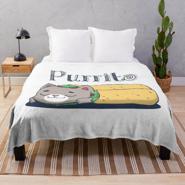 Item preview, Purrito pun designed and sold by GazingNeko.