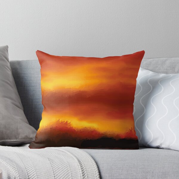 Item preview, Sunset Secne on Hills, abstract painting designed and sold by blueocan.