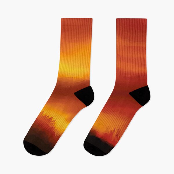 Item preview, Sunset Secne on Hills, abstract painting designed and sold by blueocan.