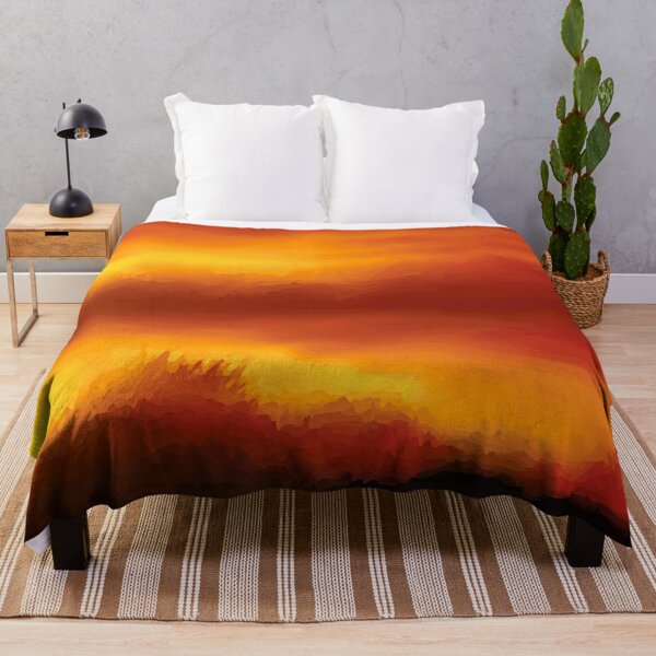 Item preview, Sunset Secne on Hills, abstract painting designed and sold by blueocan.