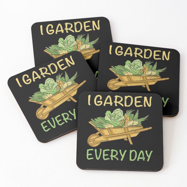 Item preview, I Garden Every Day Gardening Vegetables Wheelbarrow Farm designed and sold by RJ-Art.