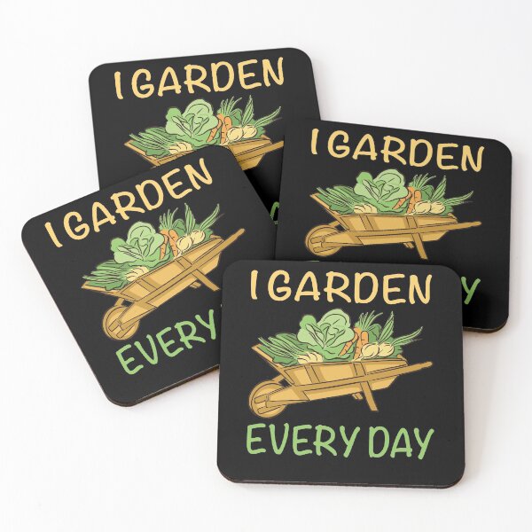 Item preview, I Garden Every Day Gardening Vegetables Wheelbarrow Farm designed and sold by RJ-Art.