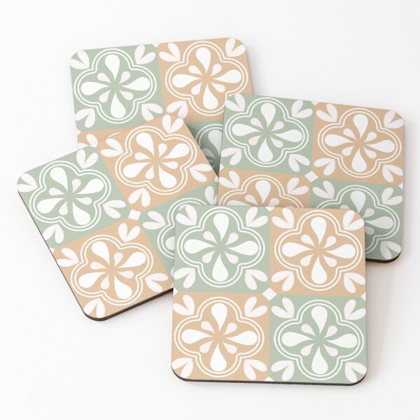 Item preview, Abstract Floral tile pattern designed and sold by DesignGardenia.