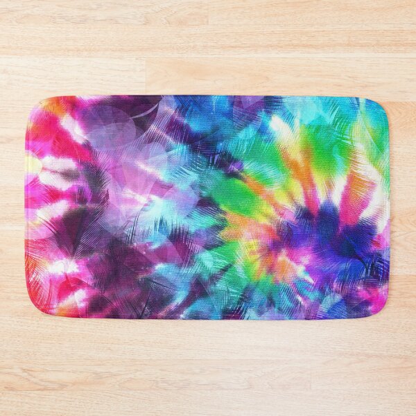 Item preview, Trippy Spiral Tie Dye Peacock Feather Pattern designed and sold by SoccaTamam.