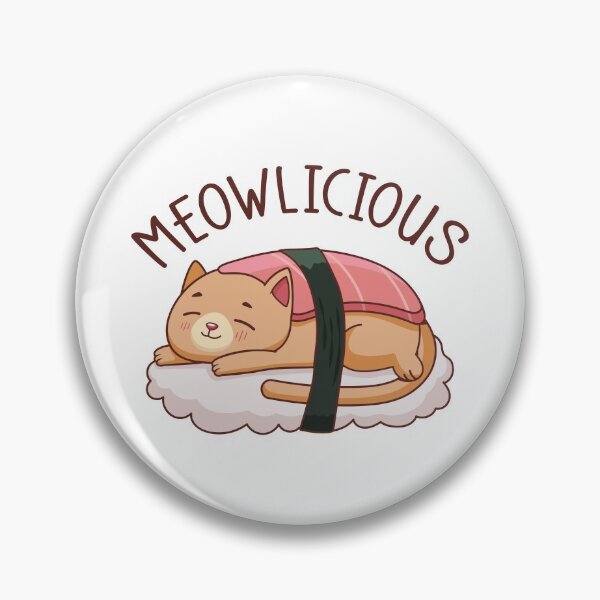 Item preview, Meowlicious sushi cat designed and sold by GazingNeko.