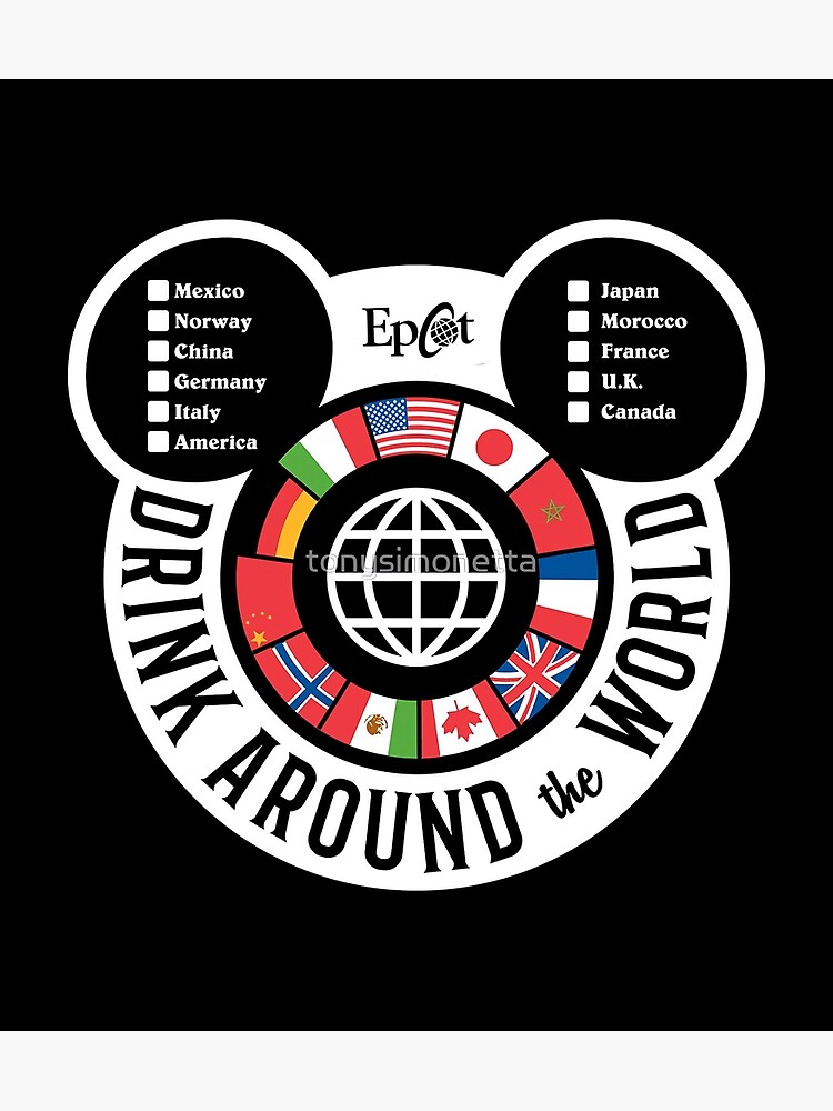 "OfficialDrinkAroundTheWorldEpcotChecklistmickey