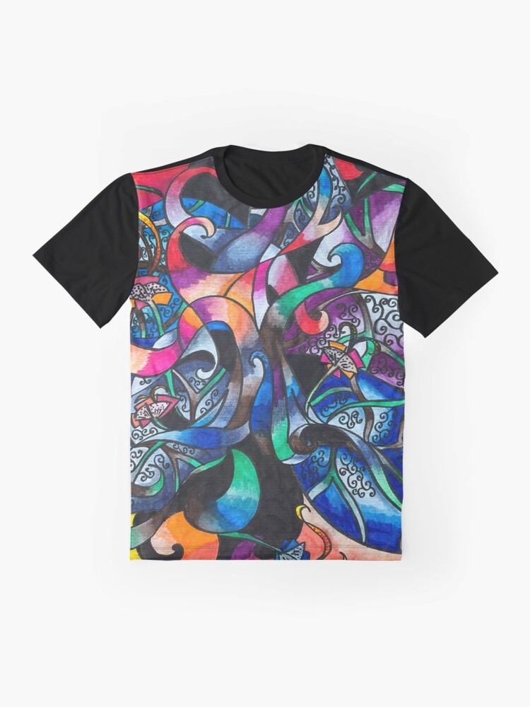 Alternate view of Yggdrasil 2.0 Graphic T-Shirt