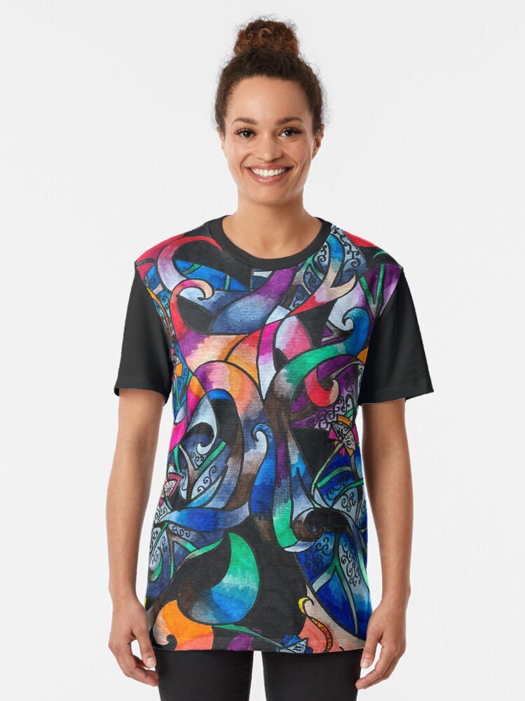 Alternate view of Yggdrasil 2.0 Graphic T-Shirt