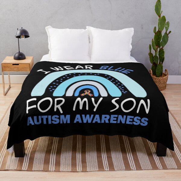 Item preview, I Wear Blue For My Son Autism Awareness Gifts For Mom Dad Shirt designed and sold by Onlyc2025.