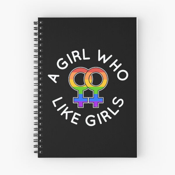 Item preview, A Girl Who Likes Girls Lesbian Pride Gift design designed and sold by No Limits T-Shirts.