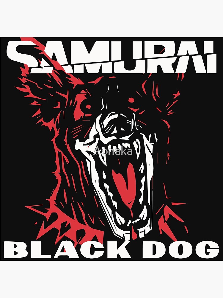 "Black dog" Poster for Sale by Aonaka Redbubble