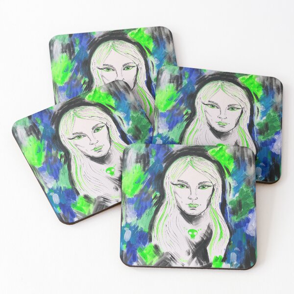 Item preview, Radioactive punk girl designed and sold by Karro-Art.