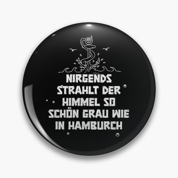 Item preview, Hamburg Fan Saying Anchor Gray Sky designed and sold by AOCreativeProd.