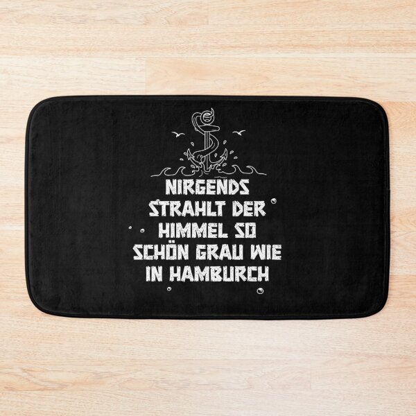 Item preview, Hamburg Fan Saying Anchor Gray Sky designed and sold by AOCreativeProd.