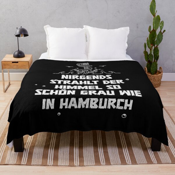 Item preview, Hamburg Fan Saying Anchor Gray Sky designed and sold by AOCreativeProd.