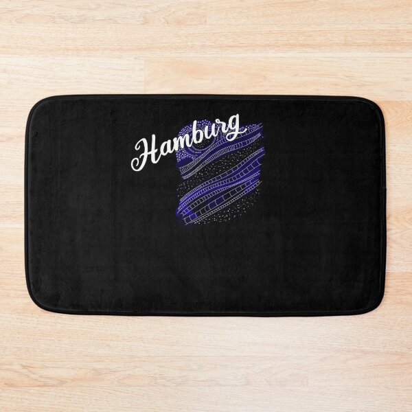 Item preview, Galaxy Lettering Watercolor Hamburg designed and sold by AOCreativeProd.