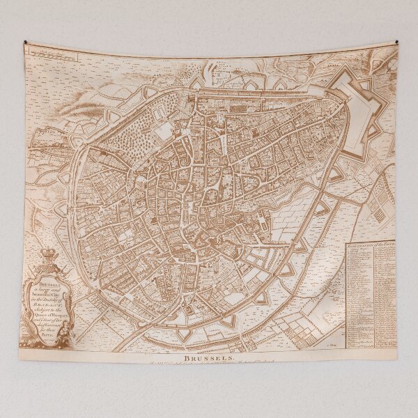 Item preview, Brussels in 1750 designed and sold by AM FineArtPrints.